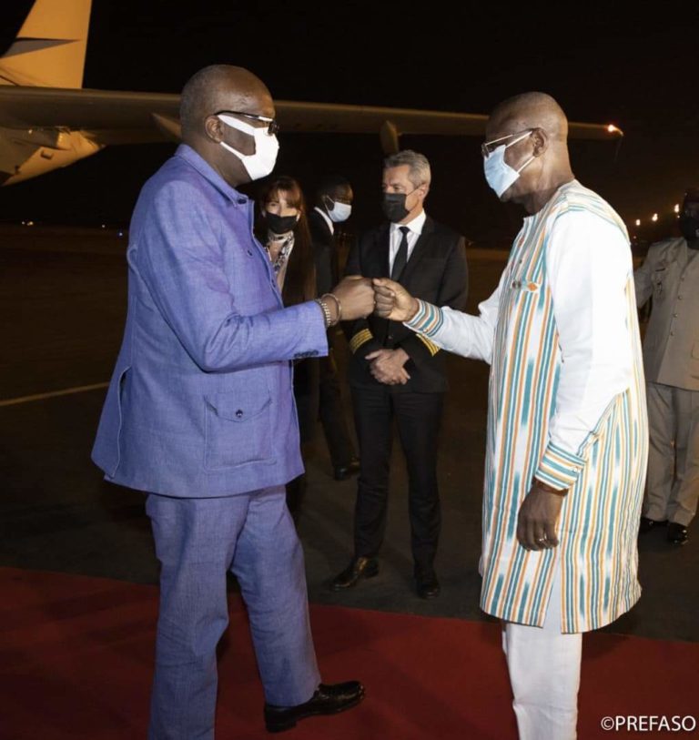 Fin de séjour du président du Faso