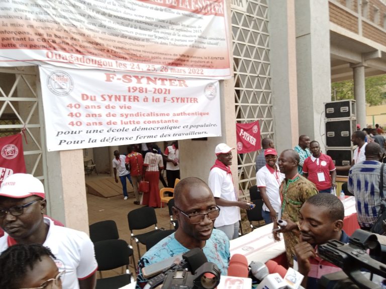 Burkina_Vie Syndicale, de SYNTER à F-SYNTER : l’objectif de la lutte demeure le même.