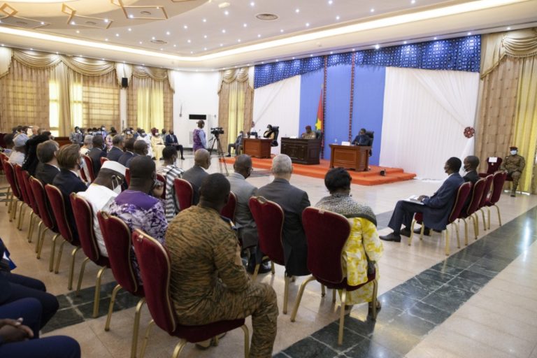 Conduite de la Transition : le Président du Faso échange avec le corps diplomatique