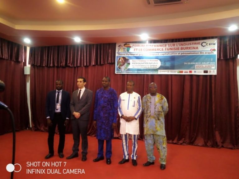 Commerce Tunisie-Burkina: la 2ème édition du Forum D’échange Sur L’industrie bat son plein à Ouagadougou.