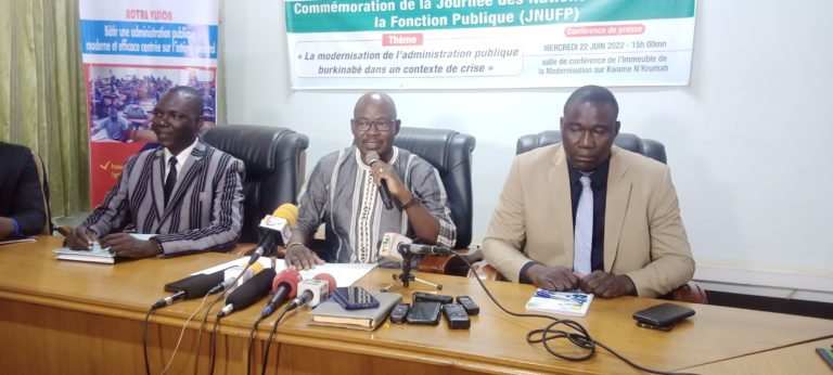 Fonction publique burkinabè : du 22 juin au 06 juillet 2022 sera commémorée la 1ère JNUFP
