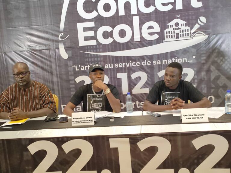 Le projet « Un concert une école » en marche : le palais des sport de ouaga 2000 connaitra un mythique concert, le 22 décembre prochain