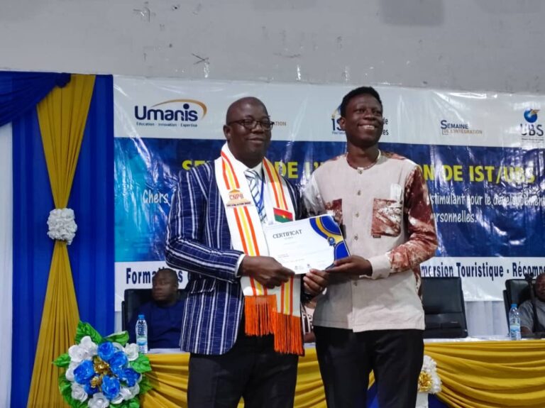 L’intégration : le patron des Campus IST/UBS, Dr Issa Compaoré clos les activités.