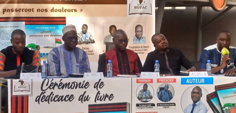 « Quand passeront nos douleurs » : Le 1er roman de l’écrivain burkinabé Jean Sylvanus Oualy