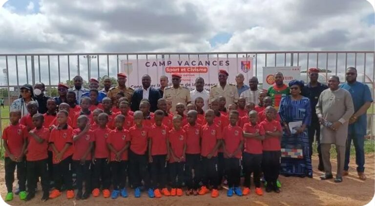 Union Sportive des Forces Armées : «Camp vacances sport et civisme» pour apporter le sourire aux orphelins des FDS ayant sacrifié leur vie pour la nation