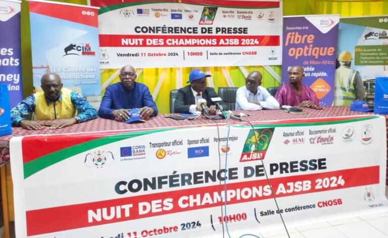 Nuit des Champions AJSB : Rendez-vous le 18 octobre à la salle de banquet de Ouaga 2000 pour la 29e édition