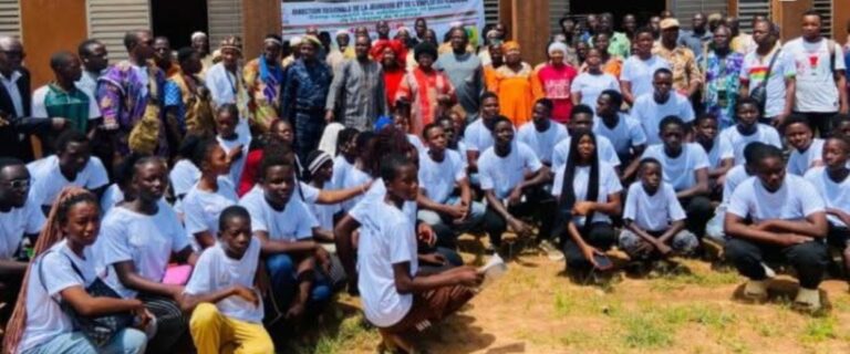 Des campeurs à Pabré : une semaine d’éducation au civisme et à la promotion de la paix